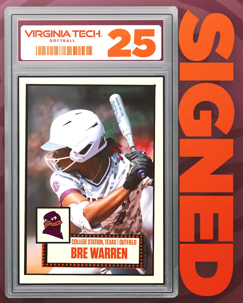 HokiesSoftball's tweet image. Got her โ๏ธ
Welcome to Blacksburg, Bre!
๐ฐ - vthoki.es/AGe1c
#Hokies