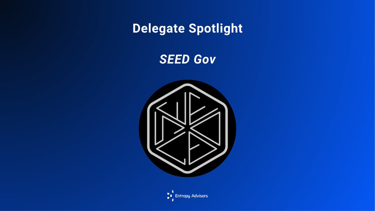 Delegate Spotlight #6: <a href="/SEEDGov/">SEED Gov</a>

They operate across 15+ ecosystems - blending hands-on participation, community engagement, and governance experimentation.

In Arbitrum, they hold 2.6M ARB from 273 delegators.

Let’s break down their DAO activity via our <a href="/Dune/">Dune</a> dashboard 👇