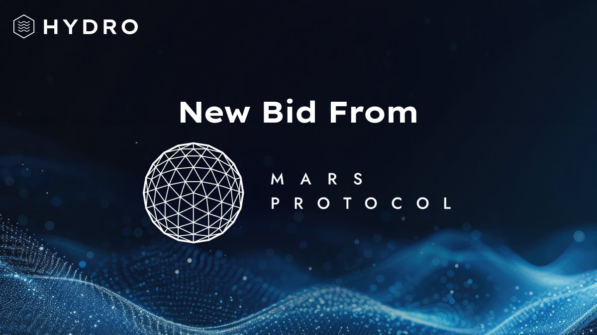 Hydro (@hydroteam_) on Twitter photo A new bid was just submitted by <a href="/mars_protocol/">Mars Protocol 🔴</a> team!
They want to deploy ATOM into Mars lending pools on @Neutron_org
Vote for this bid to earn MARS on top of your ATOM staking rewards A new bid was just submitted by <a href="/mars_protocol/">Mars Protocol 🔴</a> team!
They want to deploy ATOM into Mars lending pools on @Neutron_org
Vote for this bid to earn MARS on top of your ATOM staking rewards