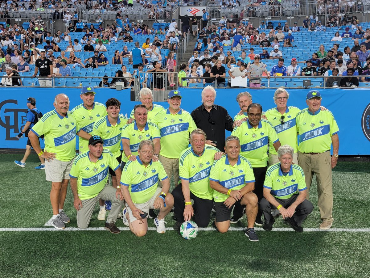 In the new <a href="/CharlotteFC/">Charlotte FC</a> <a href="/Lightnin_soccer/">CarolinaLightnin' Soccer</a> kit