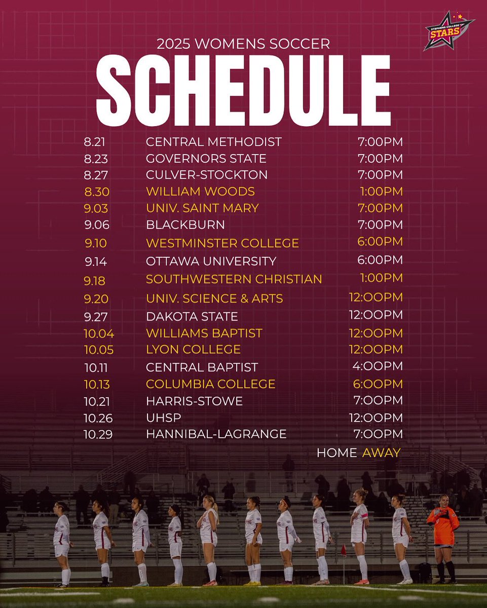 Mark your calendars! The soccer team will be back on the field in just a few weeks💫💫