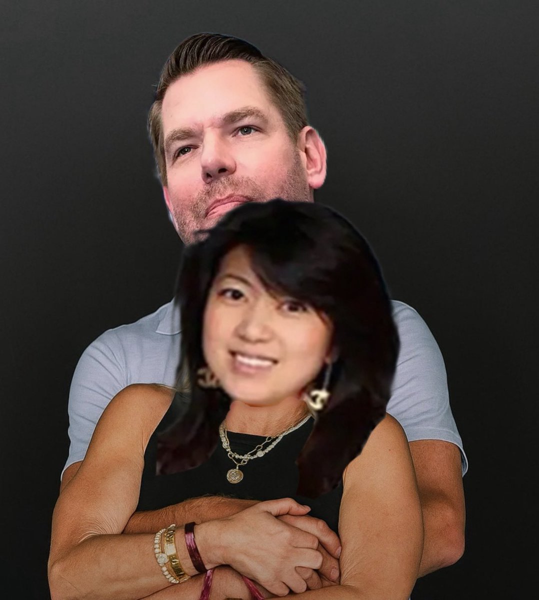 VeryCrappyMemes's tweet image. Swalwell and Fang Fang didn’t think anyone would catch them together at the Coldplay show. Kiss Cam never misses though.