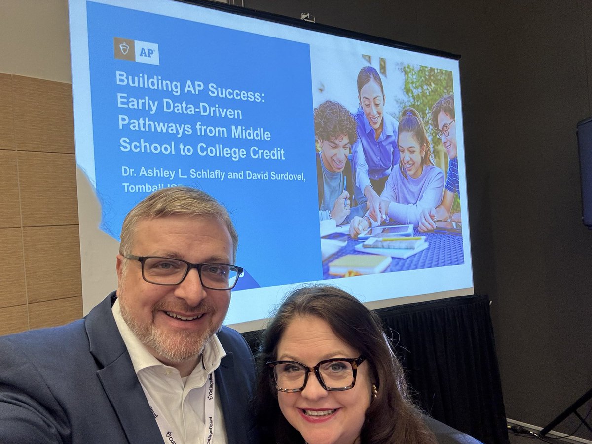 drsttx's tweet image. Two presentations down at the @CollegeBoard AP Conference. So excited and honored to share all the amazing things we are doing in Advanced Academics in @TomballISD!!! 🎉🎉🎉 @Michael_A_Webb @DrAliciaReeves @DaveSurdovel