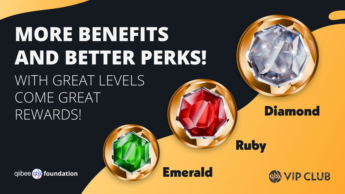 qiibeefdn's tweet image. Think Onyx status is good?
See the exponential earning power of Emerald, Ruby, and Diamond tiers. Don't just watch – earn your way up 💸
Increased APY, access to more rewards, VIR multipliers, and even IRL events and experiences!
We take “VIP” seriously, so level up and become…