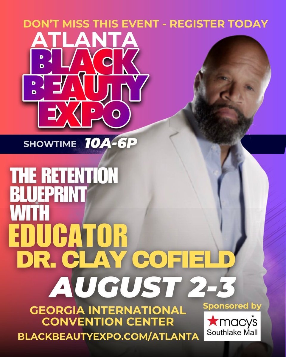 Absolutely! Here's a TikTok post caption that hypes up the Atlanta Black Beauty Expo, encourages people to attend, and invites them specifically to your class, "The Retention Blueprint" with impact and energy:

🔥 ATLANTA, it’s that time again! 🔥
The Black Beauty Expo is Here!