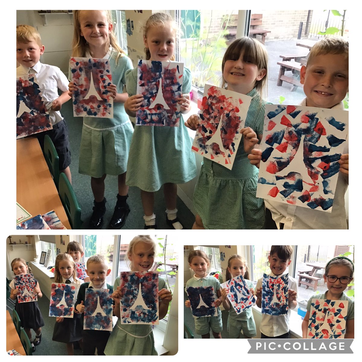 Amazing Artwork when we had our French day!💚