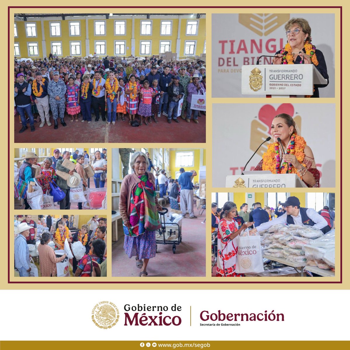 RocioBarcenaM's tweet photo. Llega a Cochoapa el Grande, Montaña de Guerrero el #TianguisDelBienestar  Con el liderazgo de @Claudiashein y la coordinación de @rosaicela_ cumplimos con quienes más lo necesitan.
@SEGOB_mx ⁦@AduanasMx⁩ @EvelynSalgadoP @SATMX @AduanasMx @IndepOficialMex #AtenciónALasCausas https://t.co/zb1DhLJ2og