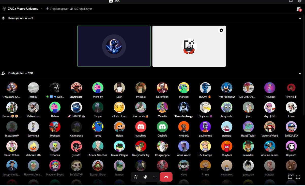 ZaxWeb3's tweet image. During the AMA we held with the @maerouniverse team on ZAX discord, we learned about the project details wit 130 Zaxians who asked challenging questions.
We are pleased to say our support for the Maero team's process and wish them success in their projects.