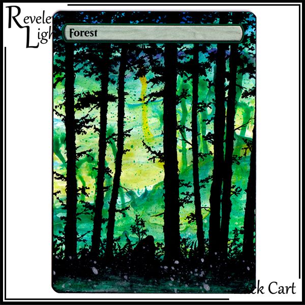 Revelens_Light's tweet image. Giveaway time!
The fifth and final of the basics, and in this case I think my favourite of the five alters, the Forest!
If you'd like a crack at it, just like/follow/share, and I'll pick someone at random on Monday.
Cheers, and Best of Luck!