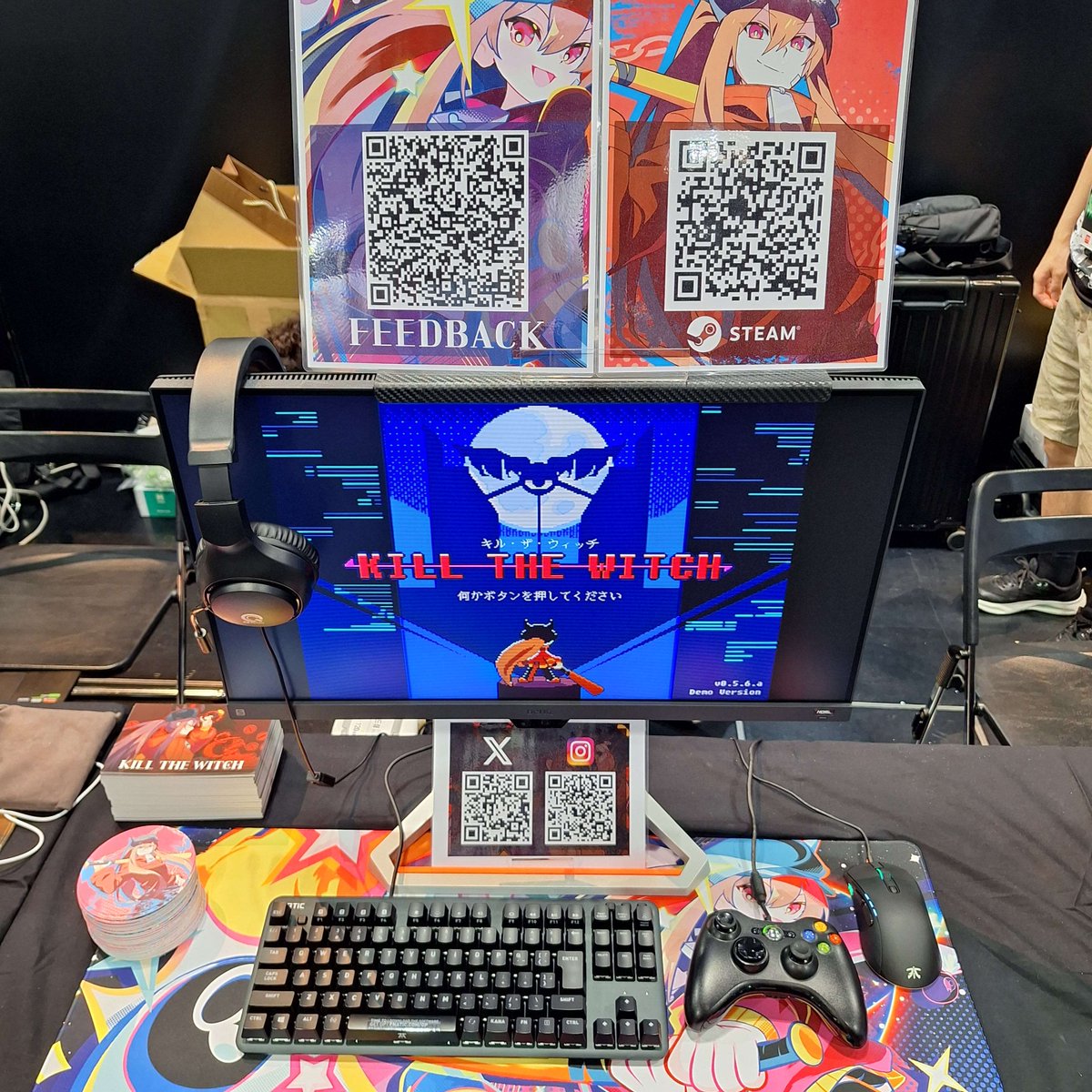 snakeeaglegame's tweet image. 🚫KILL THE WITCH in BitSummit the 13th🚫
野球バットを手に、すべてを叩き壊す一人の魔女の物語
<KILL THE WITCH>
BitSummitに出展中です!
お越しの際はぜひお立ち寄りください〜!!
3F / EP-05 KILL THE WITCH
#BitSummit #BitSummit13th #KILLTHEWITCH