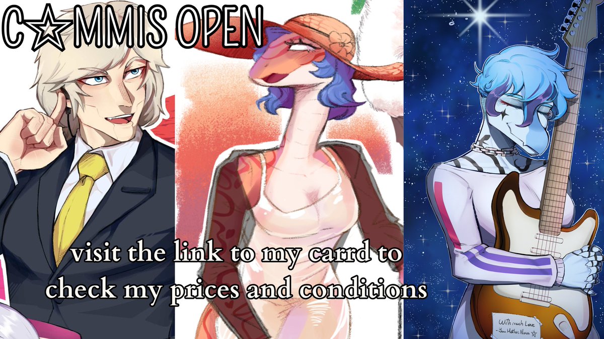 jazzelart's tweet image. C⭐MMS Open! (1/5 slots available)
jazzel.carrd.co