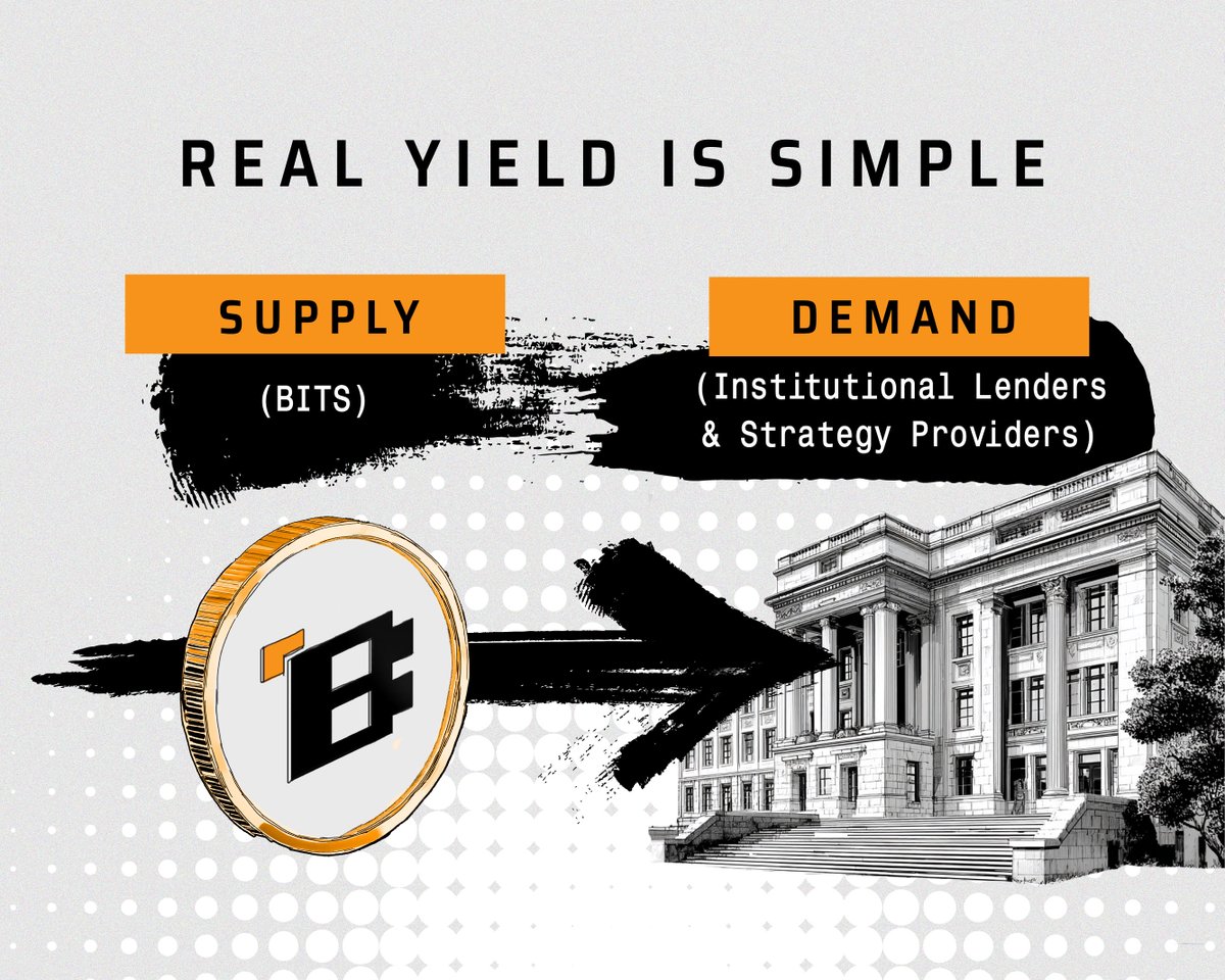 bits_financial's tweet image. You earned your Bitcoin.
You shouldn’t lose it chasing yield.
BITS delivers real return, backed by custody, audited strategy, and no emissions.
This is non-dilutive yield, designed for serious holders.