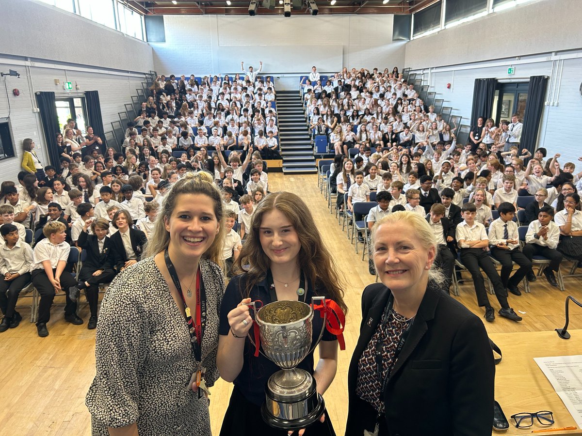 Congratulations to Franklin House who retain the House Cup!  Austen, Darwin and Shakespeare Houses will come back fighting in September, I have no doubt, to try to prevent a Franklin hattrick next year!