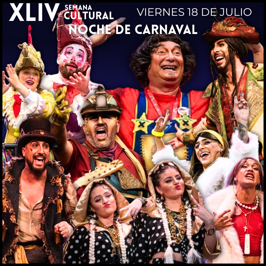 Hoy tenemos 𝐅𝐀𝐄𝐍𝐀 𝐆𝐎𝐑𝐃𝐀 💥💣

¡Vente a las 𝟐𝟏:𝟎𝟎𝐡 𝐚 𝐥𝐚 𝐏𝐥𝐚𝐳𝐚 𝐌𝐚𝐧𝐨𝐥𝐨 𝐒𝐚𝐧𝐭𝐚𝐧𝐝𝐞𝐫 a disfrutar con nosotros/as! 😍

#XLIVSemanacultural