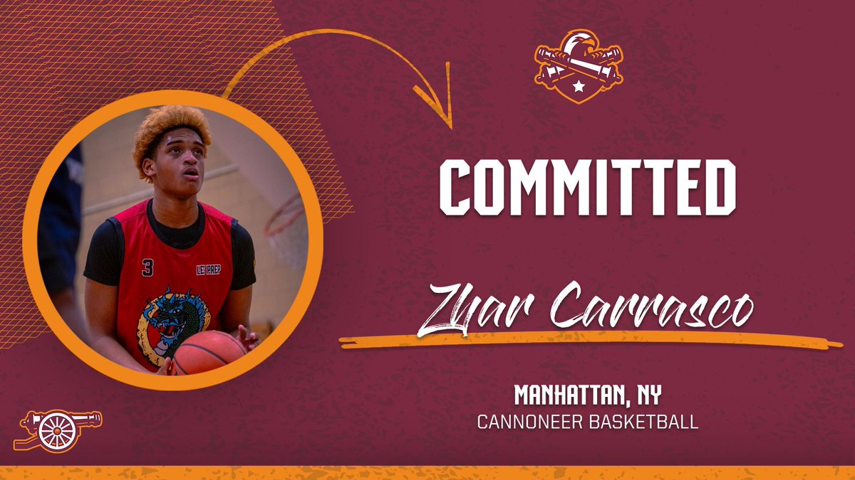 SUNY Jefferson Athletics (@cannoneers) on Twitter photo COMMITTED ‼️
Jefferson Men’s Basketball welcomes Zhar Carrasco from Lower East Side Prep and Manhattan, NY to the Cannoneer Family! COMMITTED ‼️
Jefferson Men’s Basketball welcomes Zhar Carrasco from Lower East Side Prep and Manhattan, NY to the Cannoneer Family!