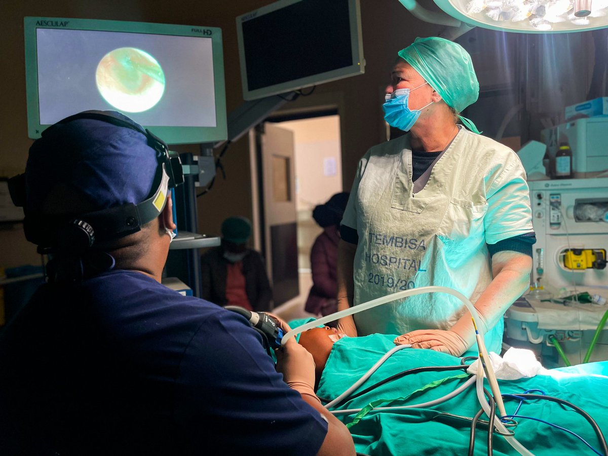 GautengHealth's tweet photo. Tembisa Hospital is bringing hope and healing. Amongst other procedures conducted, the surgical team performed an adenoidectomy on a young boy - a life-changing procedure that restores not just health, but the promise of a better future. 💛🩺#GPSurgicalMarathon https://t.co/EHuEa1Ezd7