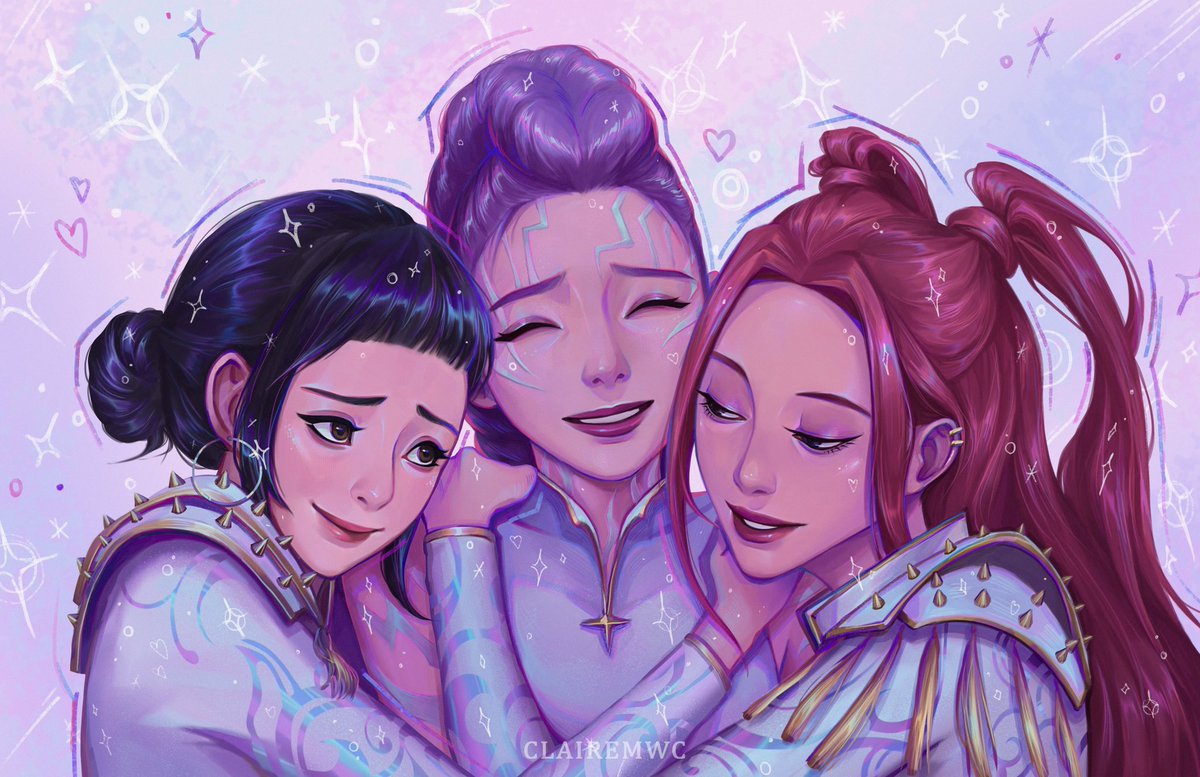 clairemwc's tweet image. Huntrix girls fan art💕💕
@SonyAnimation
#KPOPDEMONHUNTERS #HUNTRIX #Rumi #Mira #Zoey