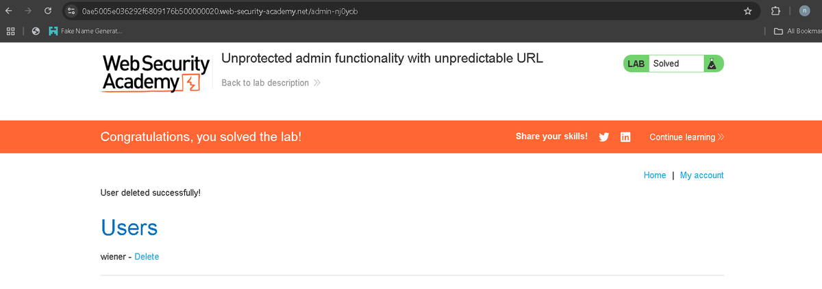 Nab1nDh's tweet photo. #LSPPDay48

Started Web App Pentesting today.
Explored Broken Access Control labs on @PortSwigger  practiced unprotected admin function and privilege escalation scenarios.

#60DaysOfLearning2025 #LearningWithLeapfrog
@lftechnology https://t.co/fapseYXp8b