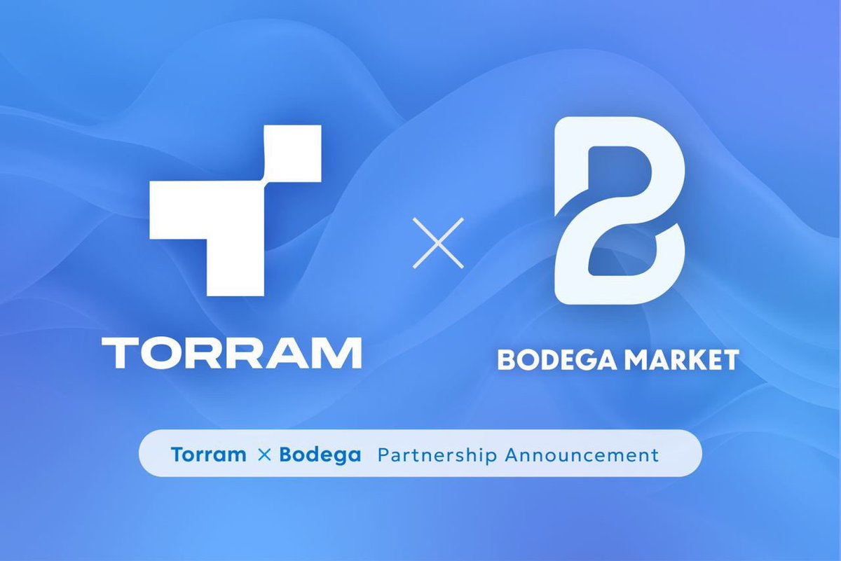 Bodega Market | Cardano’s Prediction Market (@bodegacardano) on Twitter photo We’re excited to announce our partnership with <a href="/Torram_xyz/">Torram.xyz 🟠</a> 🔥
The first end-to-end Bitcoin-native middleware stack 💸
Together we’re exploring:
🔹 Irrefutable settlement via Bitcoin L1
🔹 Bridge-free BTC payouts using TSB tokens
🔹 Neutral, validator-based oracle resolution We’re excited to announce our partnership with <a href="/Torram_xyz/">Torram.xyz 🟠</a> 🔥
The first end-to-end Bitcoin-native middleware stack 💸
Together we’re exploring:
🔹 Irrefutable settlement via Bitcoin L1
🔹 Bridge-free BTC payouts using TSB tokens
🔹 Neutral, validator-based oracle resolution