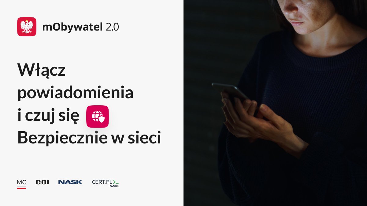 CERT_Polska's tweet image. ⛱ Weekend przed nami, wakacje w pełni, ale cyberprzestępcy nie znają odpoczynku!
🔔 Dlatego już dziś włącz powiadomienia w aplikacji mObywatel! Dzięki temu będziesz mieć zawsze przy sobie najświeższe źródło informacji o aktualnych kampaniach oszustw.
⚙️ Po zalogowaniu do…