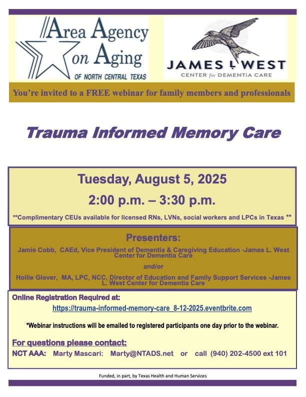 Learn how past trauma can shape behavior and health later in life. This session helps all caregivers understand how to prevent re-traumatization and support healing for individuals living with dementia through compassionate, trauma-sensitive care. bit.ly/4nX3Hps