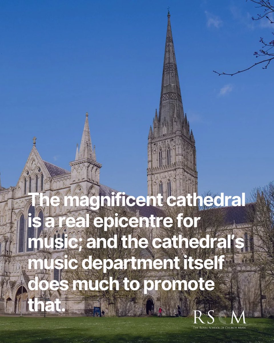 RSCMCentre's tweet image. RSCM Director Hugh Morris on the power of music and why Salisbury is a cultural centre with much to find of all forms
Read the full article here 🔗salisburyjournal.co.uk/news/25314903.… @SalisburyCath @journalupdate
