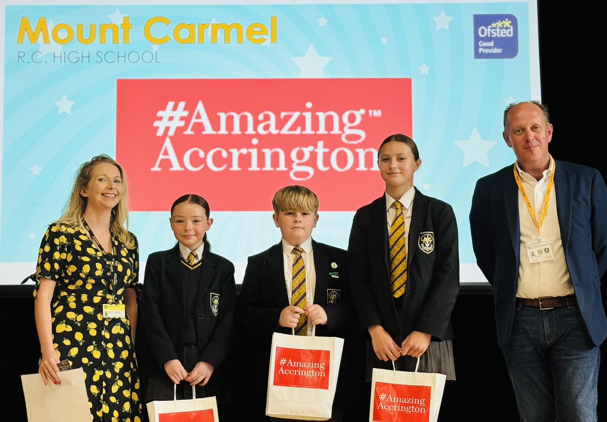 AmazingAccy's tweet image. We enjoyed a special visit to @mountcarmelhigh this morning... where we were invited to judge some incredible presentations about #AmazingAccrington! 🤩
The students did a wonderful job and we applaud them all for their fantastic efforts 👏
Learn more ⬇️…