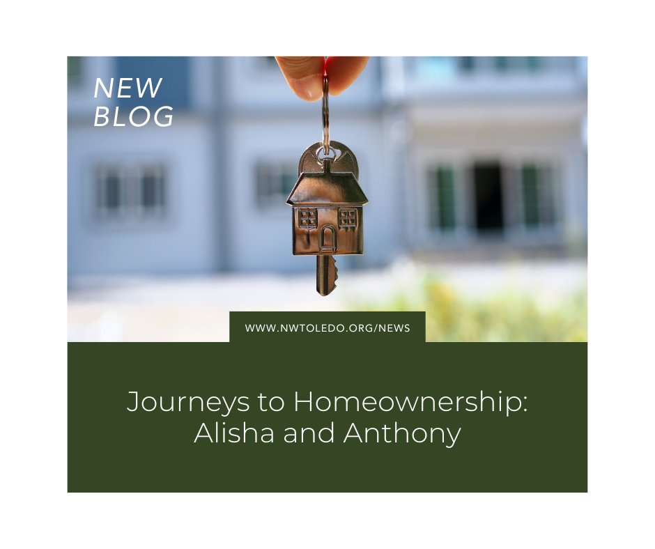 “It took us a minute to get where we’re at, but we actually did it!” said Alisha. “We’re ready for whatever comes around the corner. This was a real game changer for us.”
Read more about Toledo first-time homebuyers Alisha and Anthony's story at nwtoledo.org/news 🏠📰
