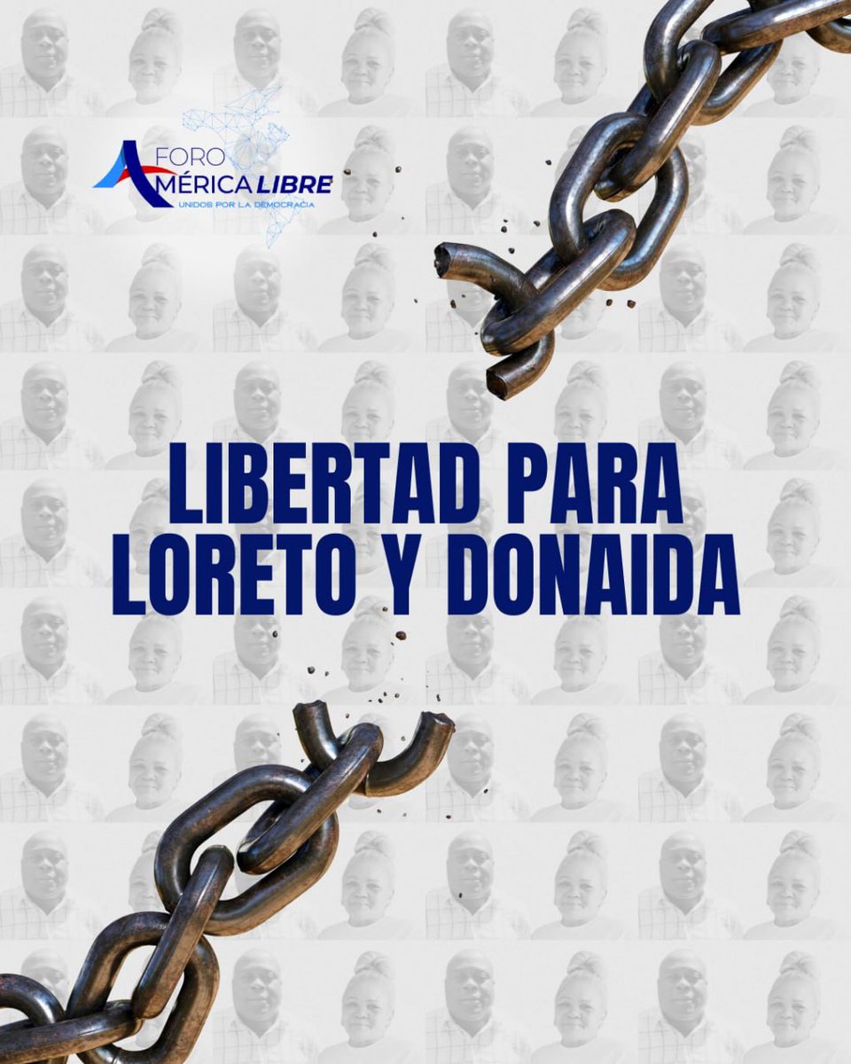 America_Libre1's tweet image. 🇨🇺 En Cuba, la crueldad de la dictadura no tiene límites.
🚨 Loreto Hernández, preso político, se encuentra en grave estado de salud, y a su esposa, Donaida Pérez, se le revocó la libertad condicional y fue regresada a prisión tras denunciar públicamente la situación de Loreto.…