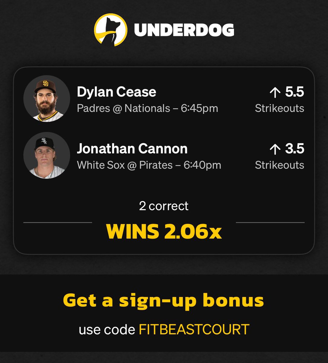 fitbodybeast's tweet image. Daily slip 🥂 This hits, you join me. Deal?

#gamblingX #PrizePicks