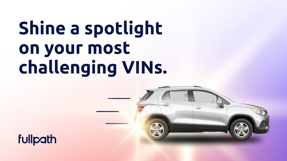 What’s more important: Investing in your top selling vehicles or the VINs that just won’t budge?

With Fullpath, you don’t have to choose. 

Fullpath VINs-Acceleration guarantees visibility for the vehicles that need it most.

Learn more &gt;&gt; hubs.la/Q03xdHvG0