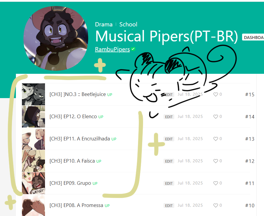 webtoons.com/en/canvas/musi…

O Capítulo 3 do webtoon em PT-BR já está disponível! (Um novo capítulo será postado toda sexta-feira 💕)
Obrigada!😊

The Chapter 3 of the webtoon in PT-BR is now available! (Each chapter will be uploaded every Friday 💕) 
Thank you!😊