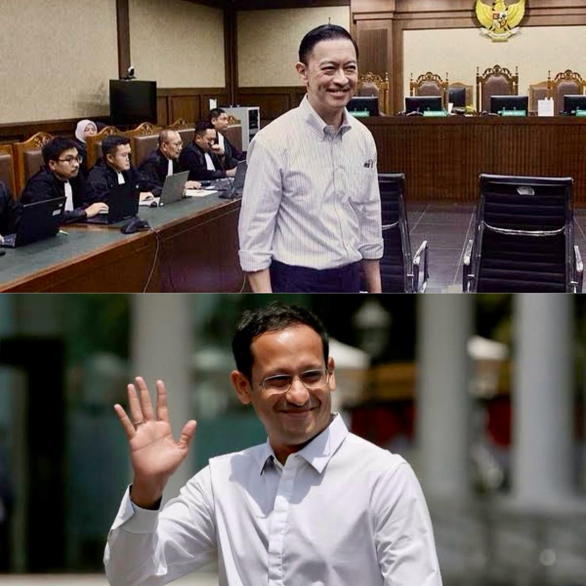 Sama2 alumni Harvard dan Menteri di era Jokowi. Sama2 "berkasus" dan dianggap merugikan negara tapi berbeda hasil akhirnya. Ah sudahlah, telah kehabisan kata diri ini mengomentari hukum di negeri tercinta.