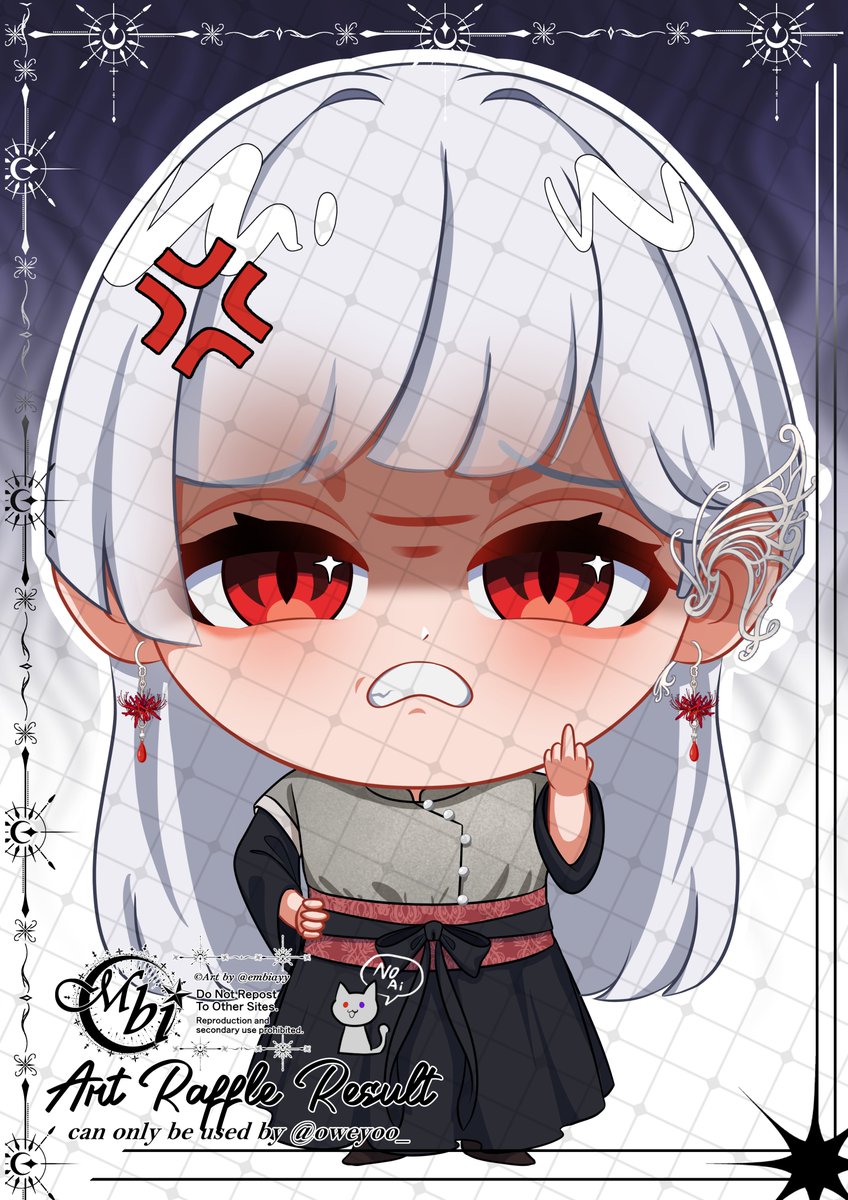 embiayy's tweet photo. oiyaa hasil art raffle bbrp waktu lalu jg mw ku post🥰terimakaci suda ikutan🫶
yg mw bikin juga, tinggal ketuk dm yawr💌
sekalian nambahin sample buat #comMbission yaa heheh >< #artcommission #opencommission https://t.co/UobBT5u8py