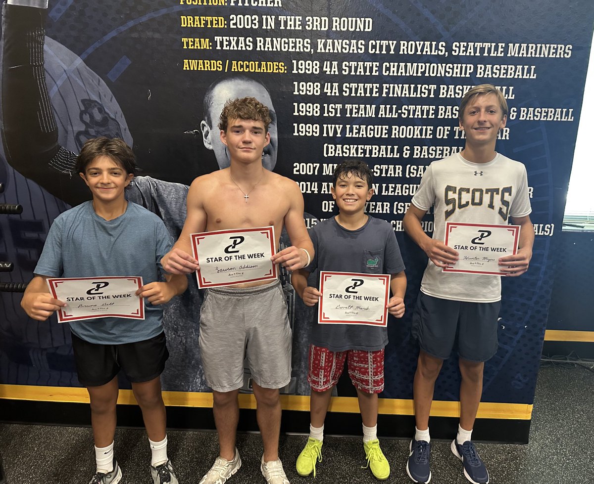 Incredible week of HARD WORK for the Scots!

These guys are on a mission to be GREAT.

All that is required is all you have and all you have is enough!

Huge S/O to the ⭐️s of the Week!!
HI: Matthew, Buck, Crews, James, Cannon
Dev: Bruno, Lawson, Garrett, Hunter

#SFAW