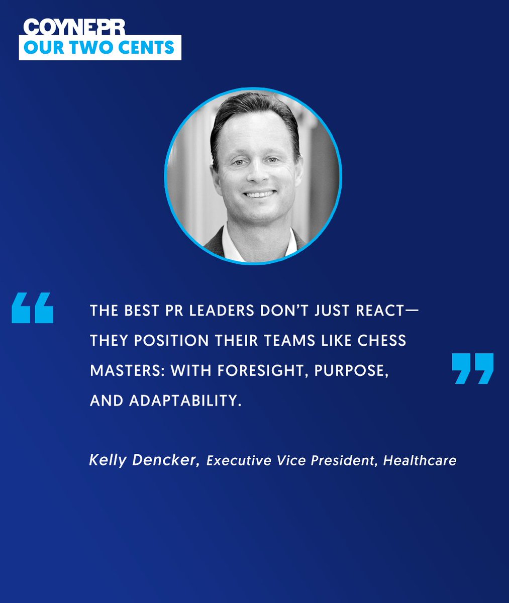 What can chess teach us about PR? A lot, actually. ♟

Ahead of #WorldChessDay, EVP Kelly Dencker shares how strategic thinking, planning, and adaptability on the board reflect what we do every day in PR.

Read more: bit.ly/3U7Bkr3 

#PRStrategy #Leadership