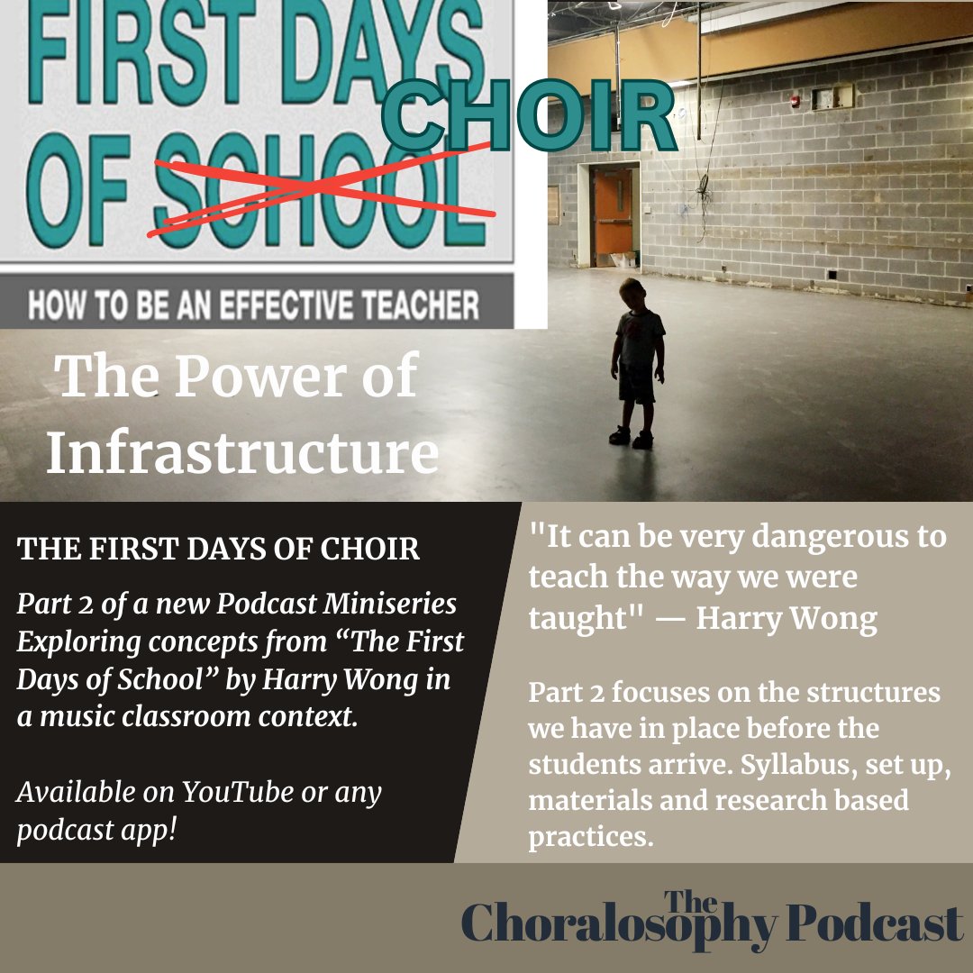 “It can be very dangerous to teach the way you were taught.” — Harry Wong

Are we relying too much on how things used to be done? Or based on a new fad or social movement? Or are we building systems rooted in what actually works?

🎧 Check it out: bit.ly/FirstDaysofCho…