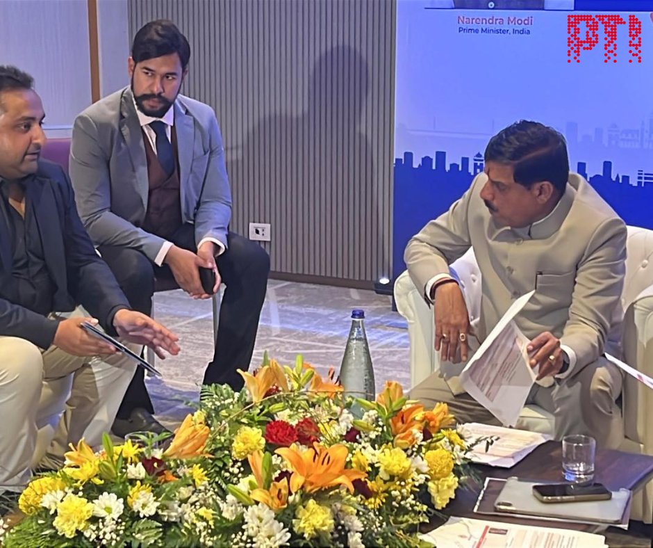 PHOTO | As part of his Spain visit, Madhya Pradesh Chief Minister Dr Mohan Yadav (<a href="/DrMohanYadav51/">Dr Mohan Yadav</a> ) held focused discussions with leading business figures to explore new avenues of collaboration. As part of the discussions, Dr Mohan Yadav met Mr. Siddharth Tiwari, Co-founder of