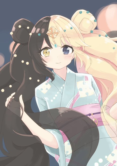 #見た人は浴衣姿を貼っていく
嫁魔剣タスラムchann 