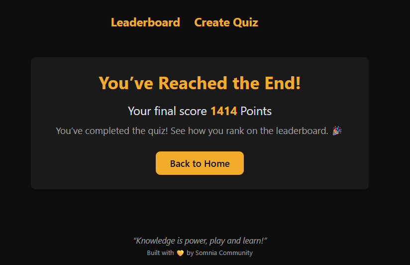 vkdiep67878's tweet image. I complete the test knowledge about @Somnia_Network 

Good idea and cool!
“Knowledge is power, play and learn!”

#gsomnia #knowledgegalaxy