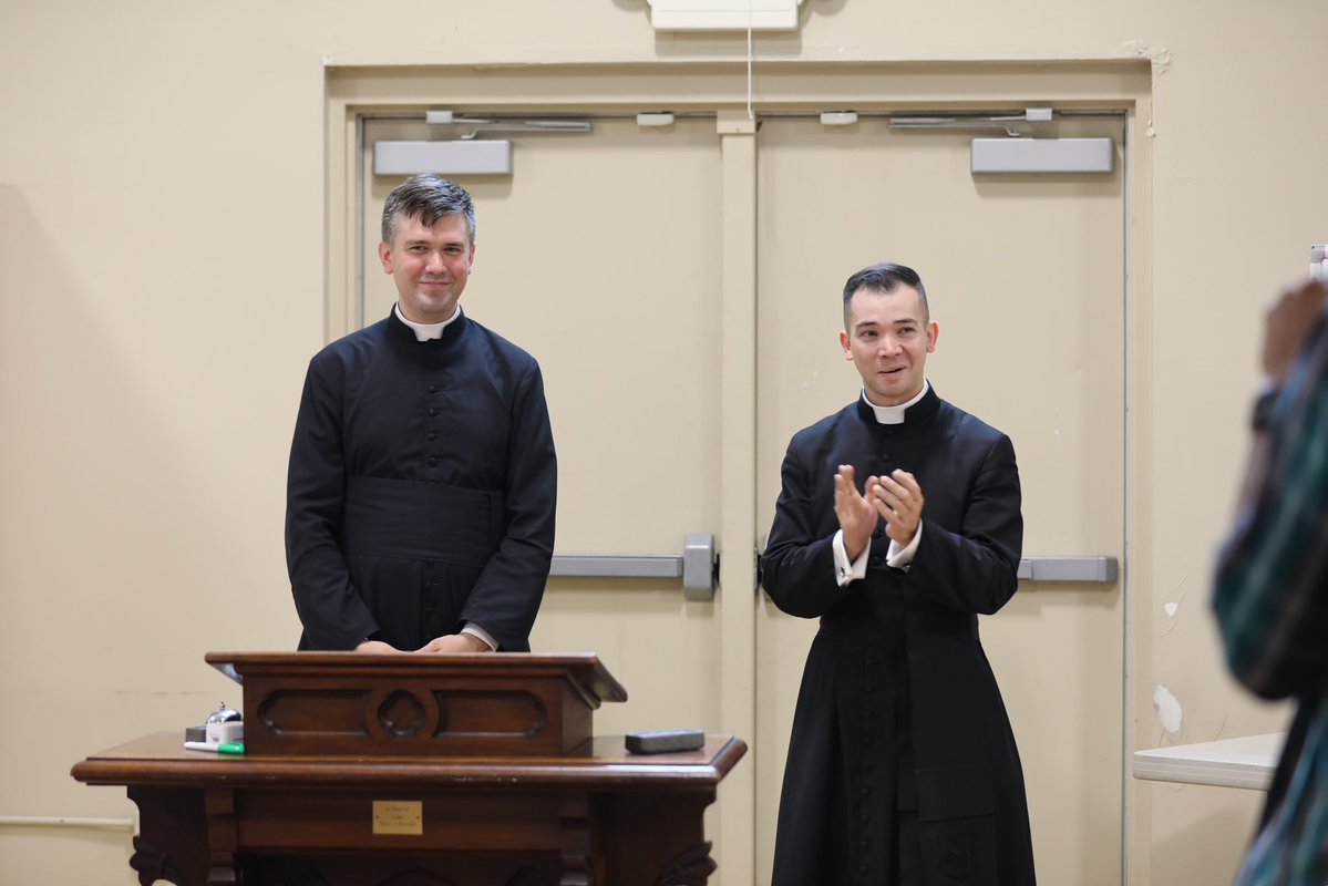 StJosephShrineD's tweet image. On Sunday the Rev. Canon Andrew Bredemann, ICKSP celebrated a First Mass at St. Joseph followed by his First Blessings and a joyful reception in the social hall. It was also the first Cantatio sung Mass of their summer season. Deo gratias!