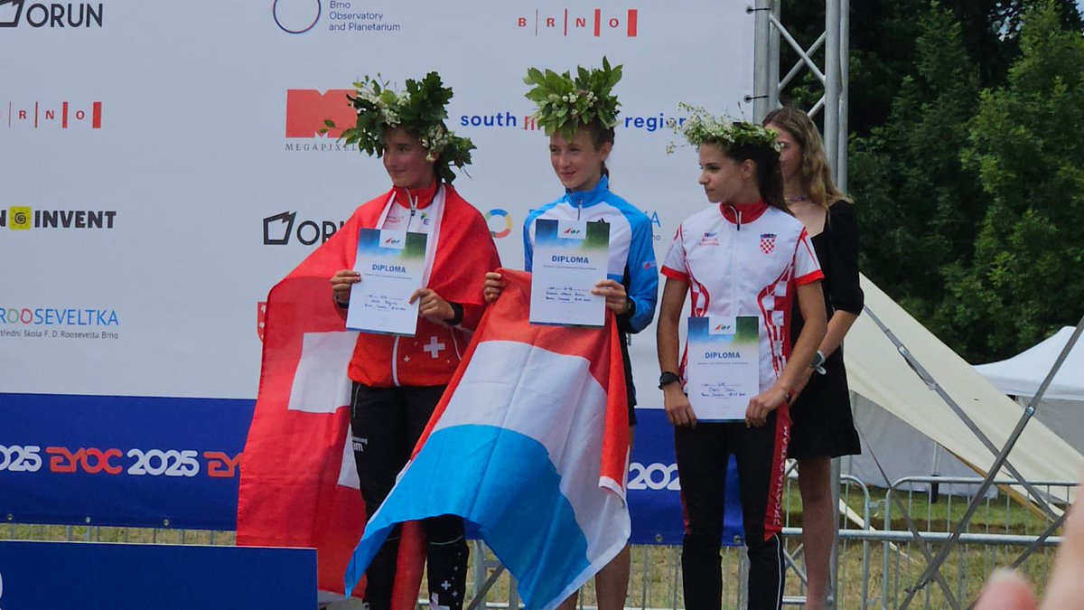 LuxOrienteers's tweet photo. A historic podium finish at EYOC for Luxembourg today! Marie Anna Kotecká clinched 5th spot on long distance in the W16 category in the first-ever Luxembourgish participation in a major championship. What a debut! #LuxembourgOrienteering #LuxO #orienteering #Luxembourg #EYOC https://t.co/Dqlk6jF3Zi