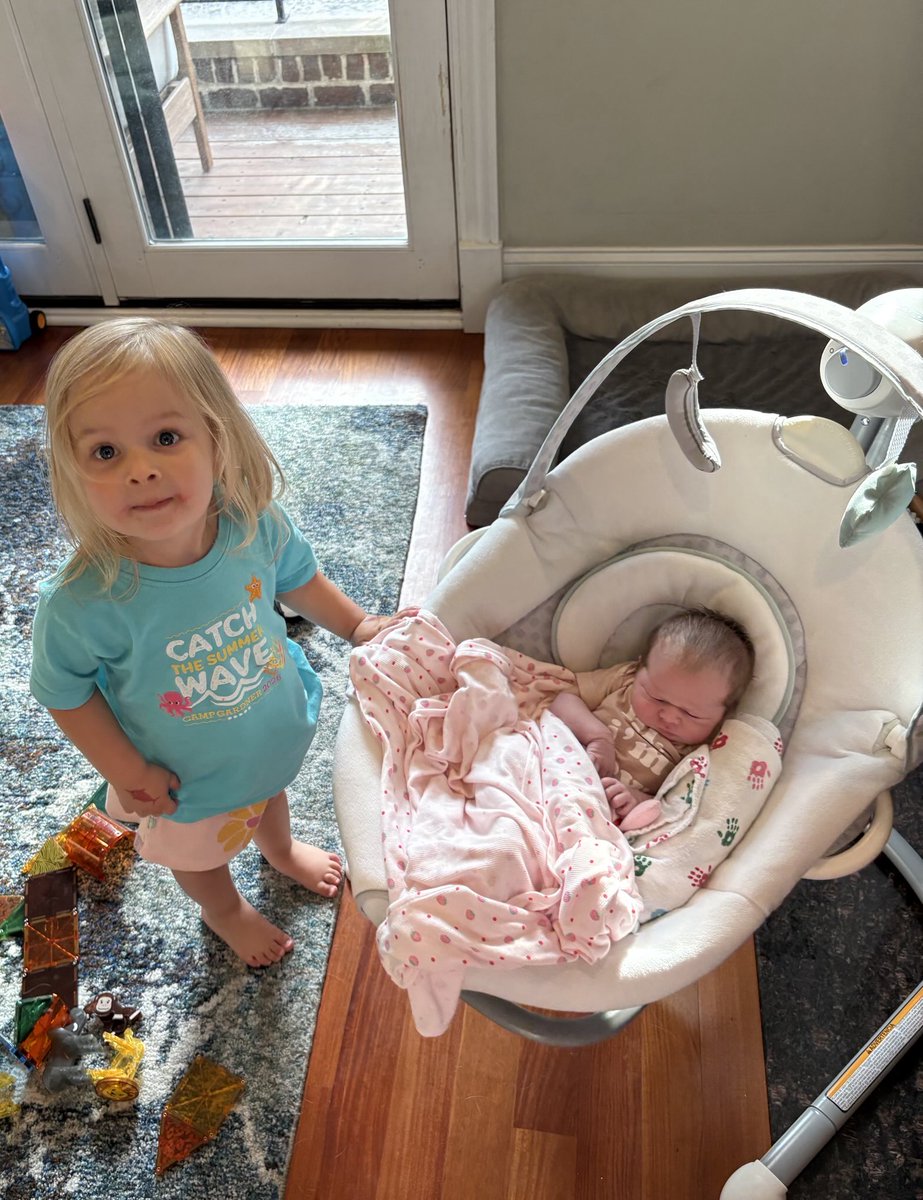 Welcome to the World, Ellie Crowe!   Your Big Sister Lily will show you the ropes !!!! 😇