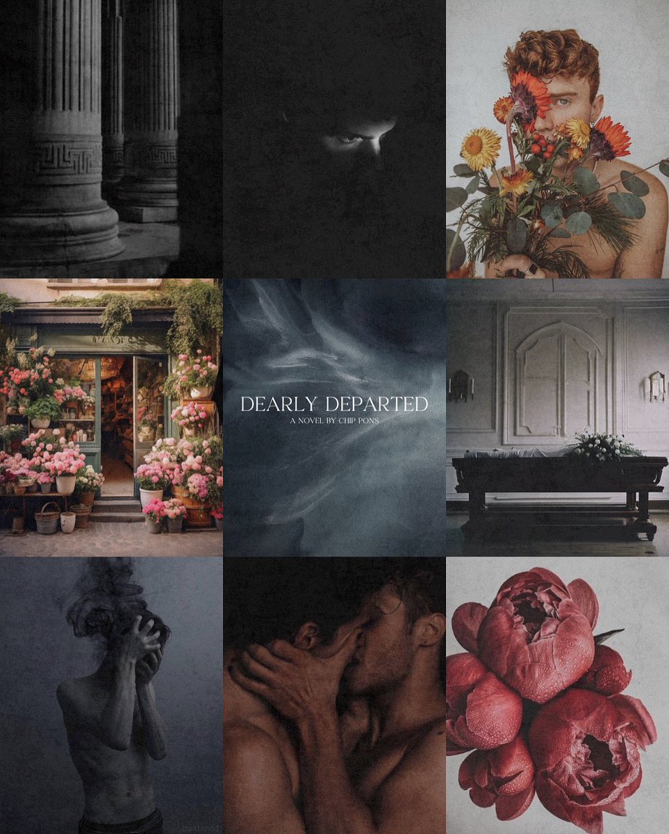 ChipPons's tweet image. The former god of the underworld turned small town funeral director is about to have his life in the shadows obliterated by the sunshiney florist next door.
DEARLY DEPARTED will be yours June 2026 🪦🖤💐