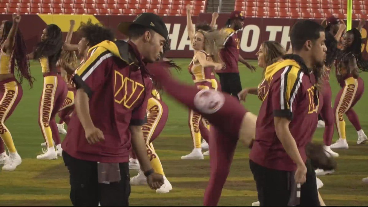 xlaflammer's tweet image. Harris and Co. need to get rid of the woke/gay “Dance Squad” and bring back the cheerleaders and marching band. I know they took steps last year but I still see dudes running around out there. Why? #RaiseHail