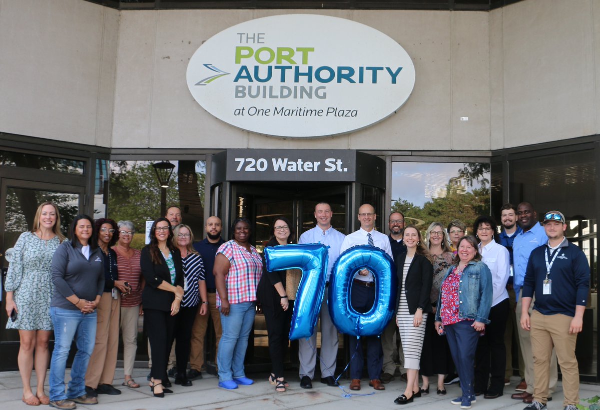 Celebrating 70 Years! Moving Forward, Growing Stronger.

Today marks the 70th Anniversary of the Port Authority — seven decades of moving our community forward.