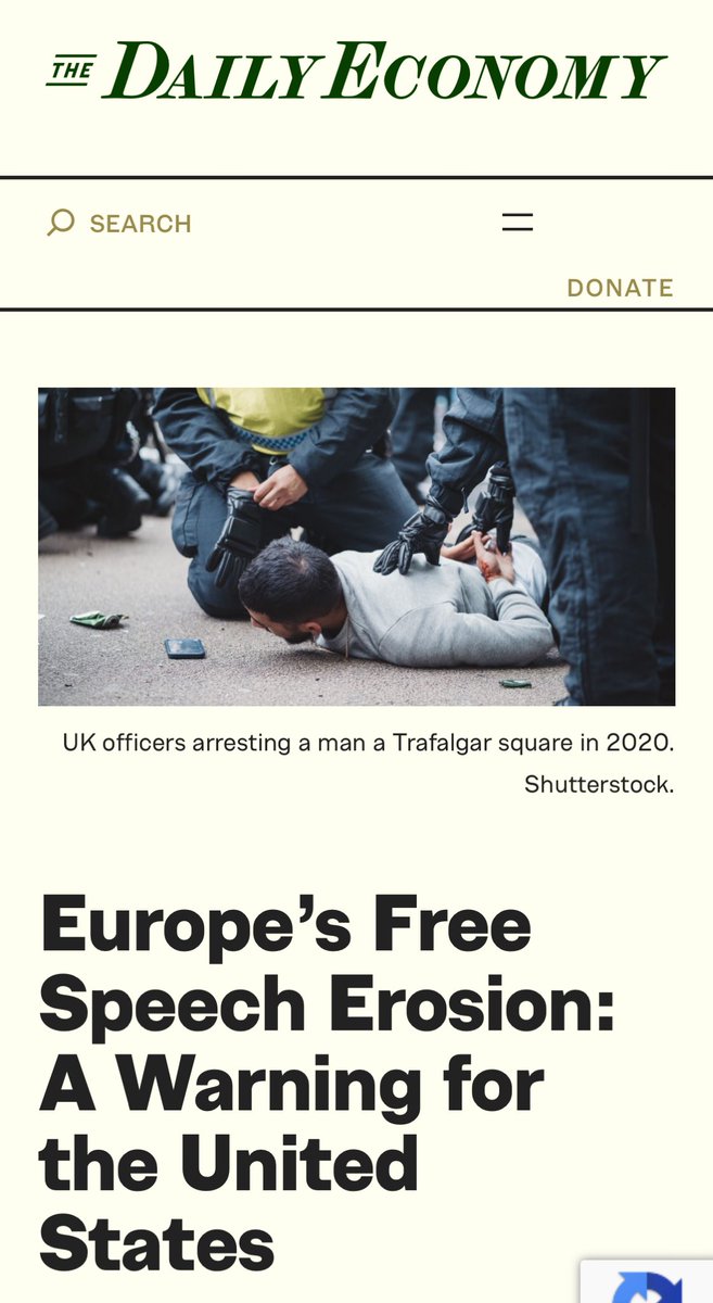 claudiashandi's tweet image. My new article at @thedailyeconomy
“Europe’s crackdown on “hate speech” is entering the domain of ideological control. Artificial intelligence emerges as a tool of institutional censorship.”
Cláudia Ascensão Nunes
•
July 18, 2025
thedailyeconomy.org/article/europe…
