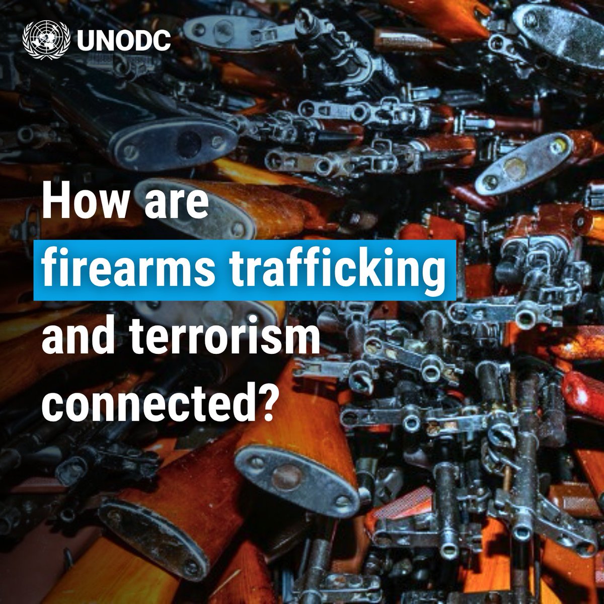 UNODC_Firearms's tweet image. ▪️Violent extremist & terrorist groups often acquire their weapons from illegal arms dealers.
▪️Firearms trafficking is also used to finance #terrorism.