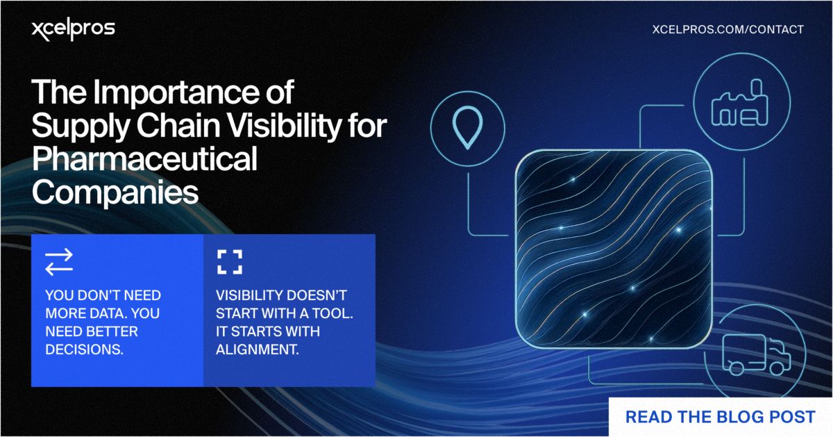 Legacy reports ≠ true visibility.
Modern pharma needs AI-powered insights - real-time, traceable, and built for compliance.

This blog covers:
✔️ Blind spots in legacy systems
✔️ How AI improves traceability

Read more: xcelpros.com/the-importance… 

#AIinPharma #PharmaSupplyChain