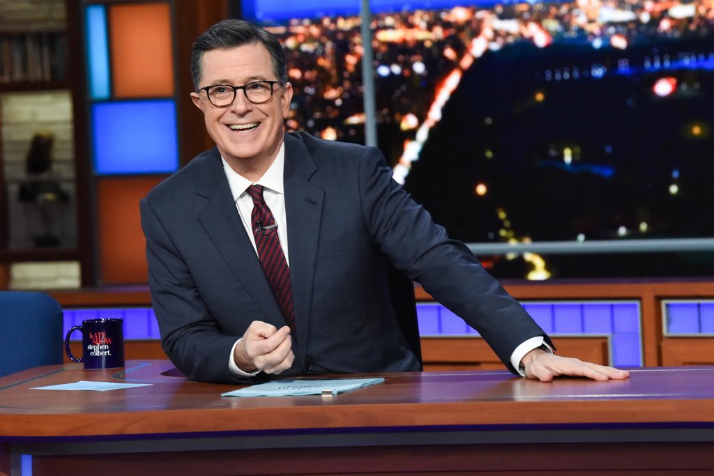 JoelVinette's tweet image. Happy Friday, Retweet this if you stand by #StephenColbert after his ‘Late Show’ which aired for 33 years Is Being Canceled by CBS. Today Trump said: “I absolutely love that Colbert got fired.” I’ve always been a fan of Colbert, and I feel sad that Trump took away a good show!
